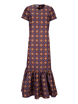 17SS Maiolica-print 레인 드레스